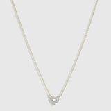 Collier Solitaire Cœur