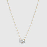 Collier Solitaire Rond Audacieux