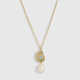 Collier Pendentif Coquillage et Perle