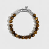 Bracelet Perles Œil de Tigre Homme
