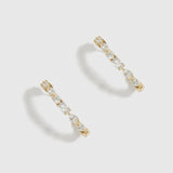 Multi-Cut Hoop Earrings