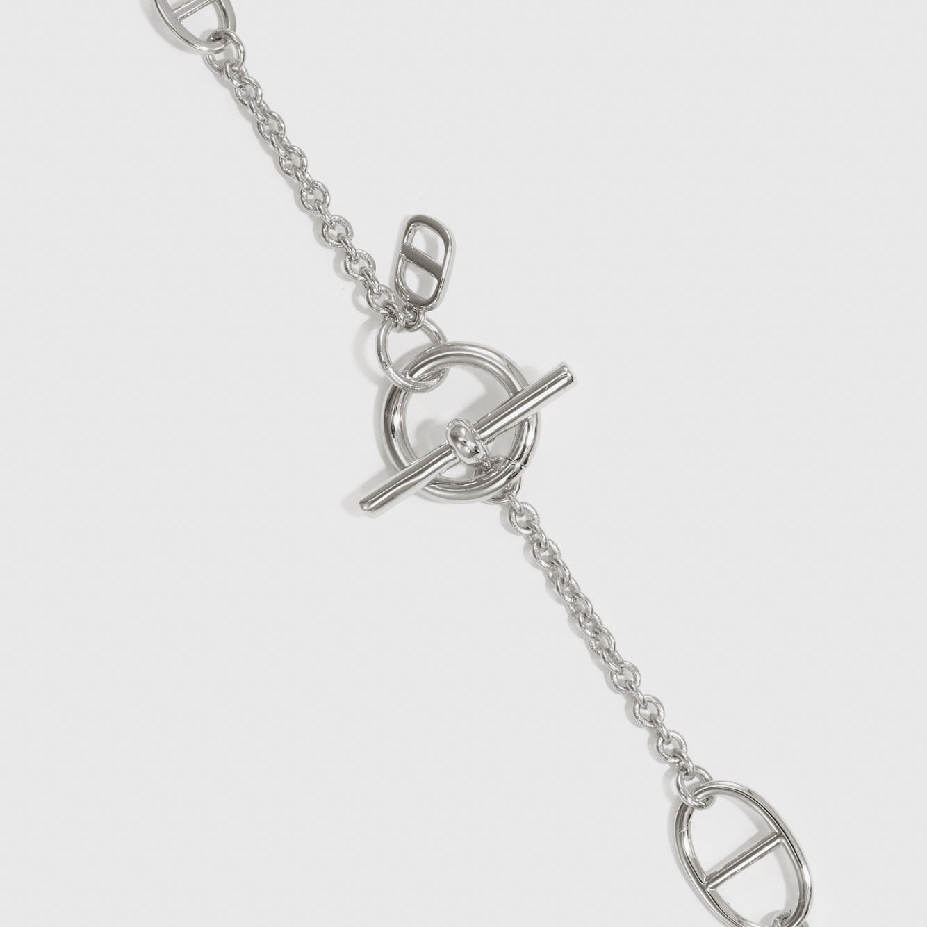 Collier Lariat Maillon Marine