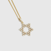 Collier Pendentif Étoile de David Luxueux