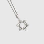 Collier Pendentif Étoile de David Luxueux