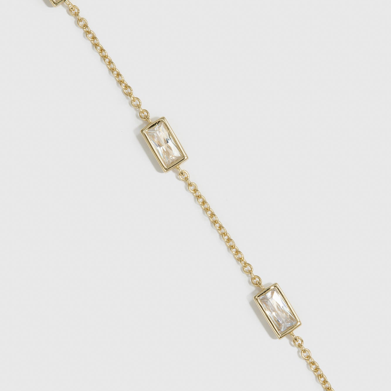 Bracelet Multi Serti Clos Baguette