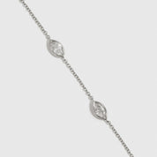 Marquise-Cut Multi Bezel Necklace