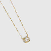 Square Pavé Pendant