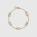 Bracelet Multi Serti Clos Baguette