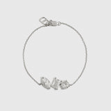 Trio-Cut Dainty Bracelet