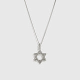 Collier Pendentif Étoile de David Luxueux