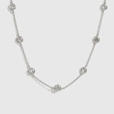 Collier Multi Serti Clos Rond