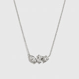 Trio-Cut Dainty Necklace