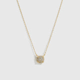 Square Pavé Pendant