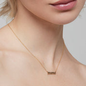 Cursive Font Mama Necklace