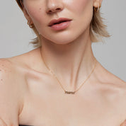Cursive Font Mama Necklace