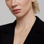 Star of David Pavé Pendant Necklace