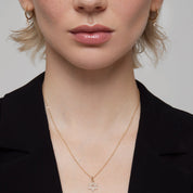 Star of David Pavé Pendant Necklace