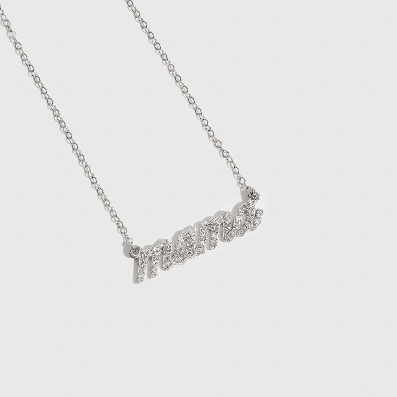 Mama Pavé Necklace