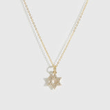 Star of David Pavé Pendant Necklace