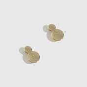 14k gold plated sterling silver 925 supportive push-backs for heavy earrings, shown on a plain background.