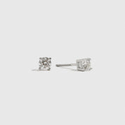 Boutons d'Oreilles Solitaire Diamants Cultivés