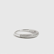 Bague Dôme Délicate Pavé