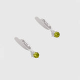 Birthstone Huggies Peridot