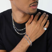 Bague Chevalière Carrée Homme