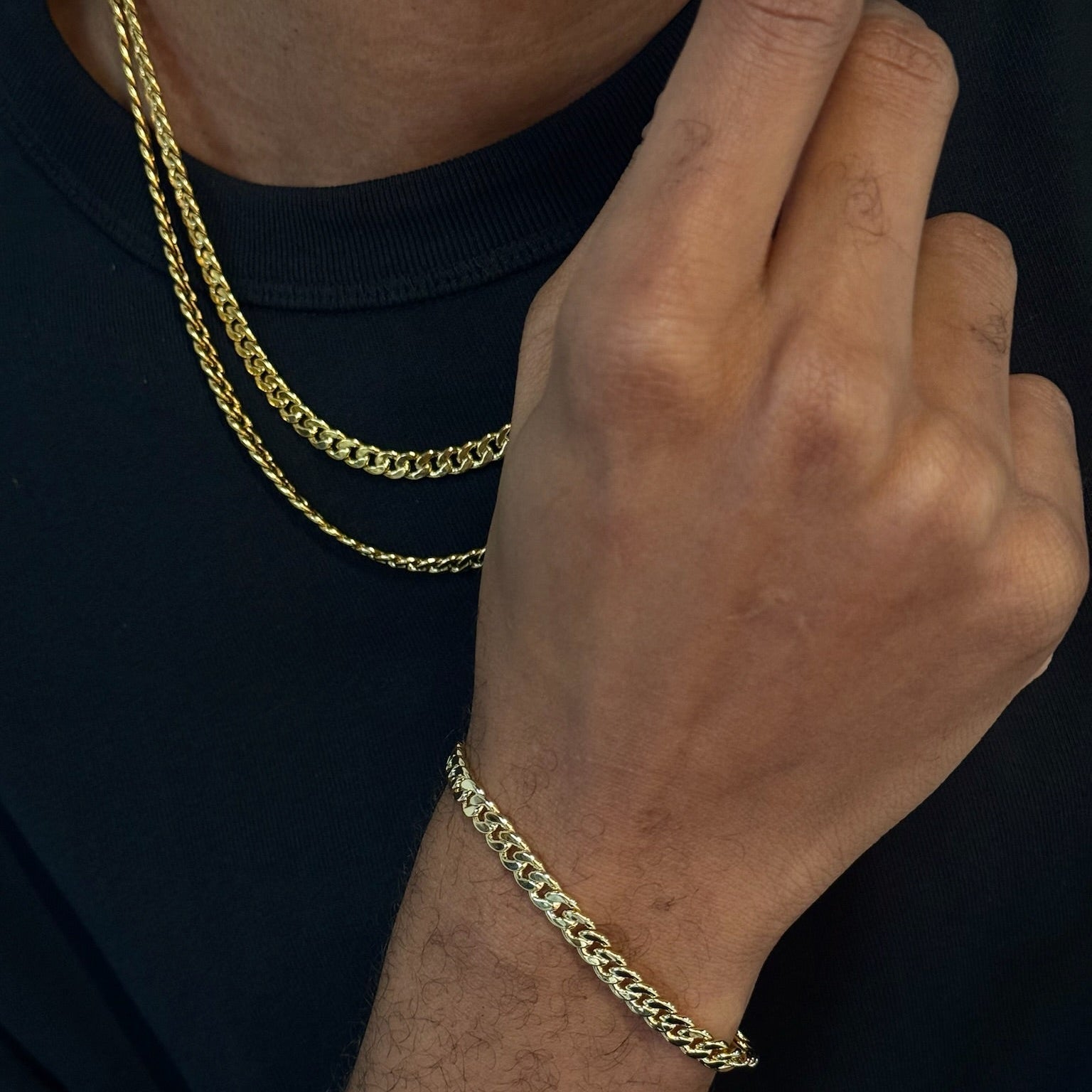 Collier Chaîne Gourmette Homme