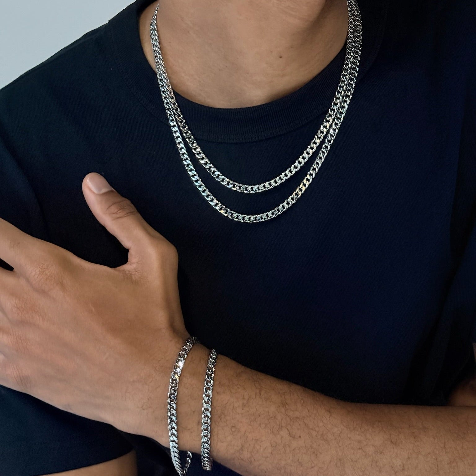 Collier Chaîne Gourmette Homme