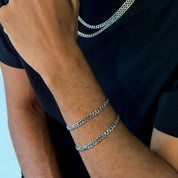 Men Curb Chain Bracelet