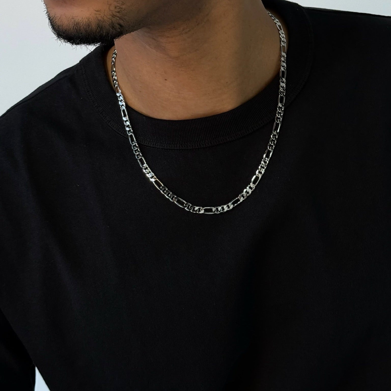 Men Figaro Chain Necklace