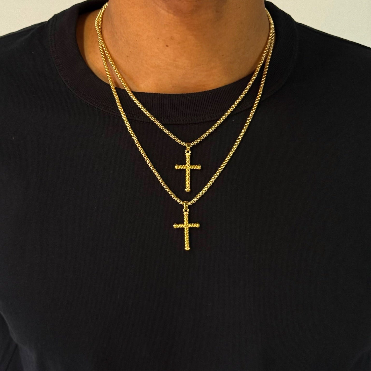 Collier Pendentif Croix Homme