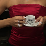 Bague Carré et Baguette