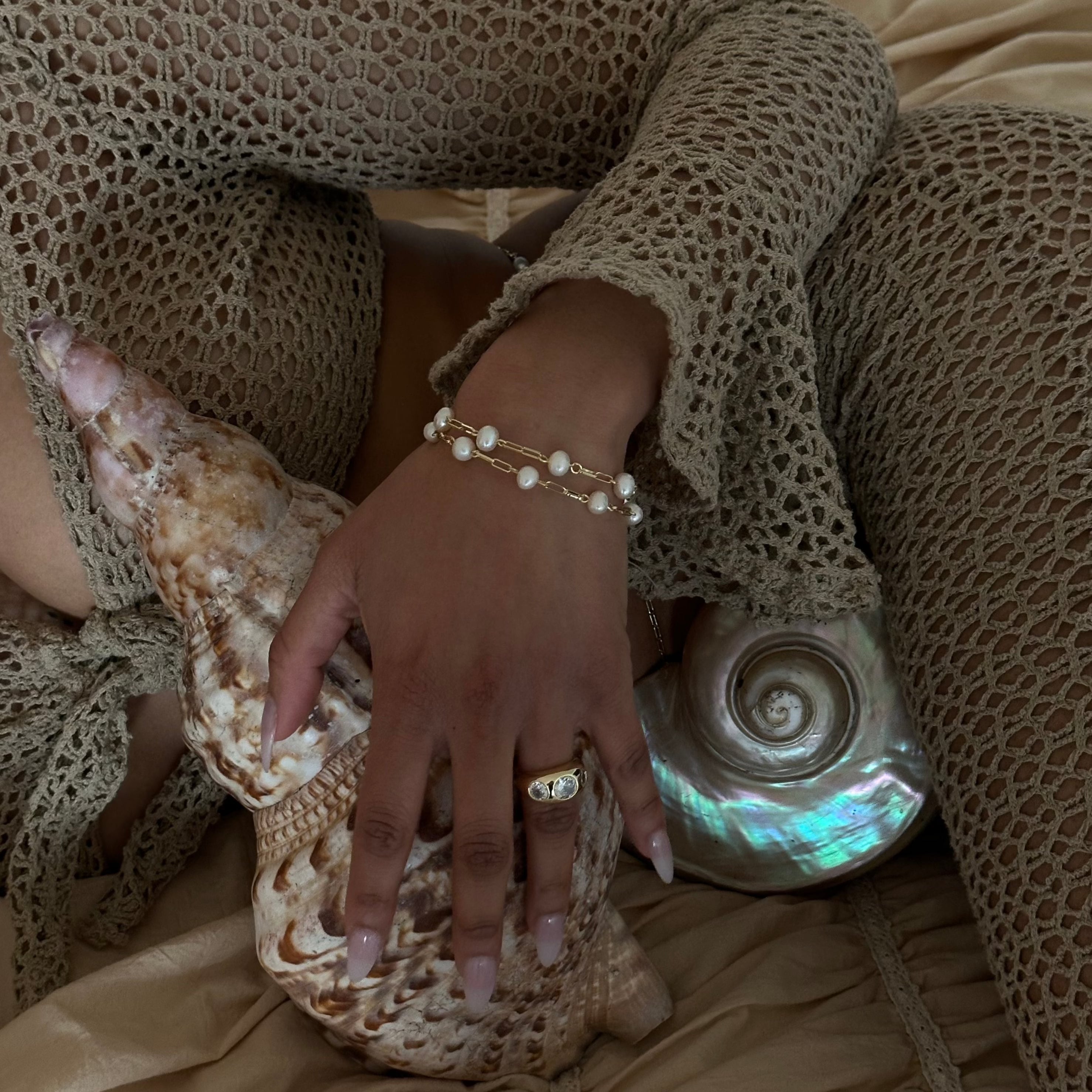 Bracelet Trombones et Perles