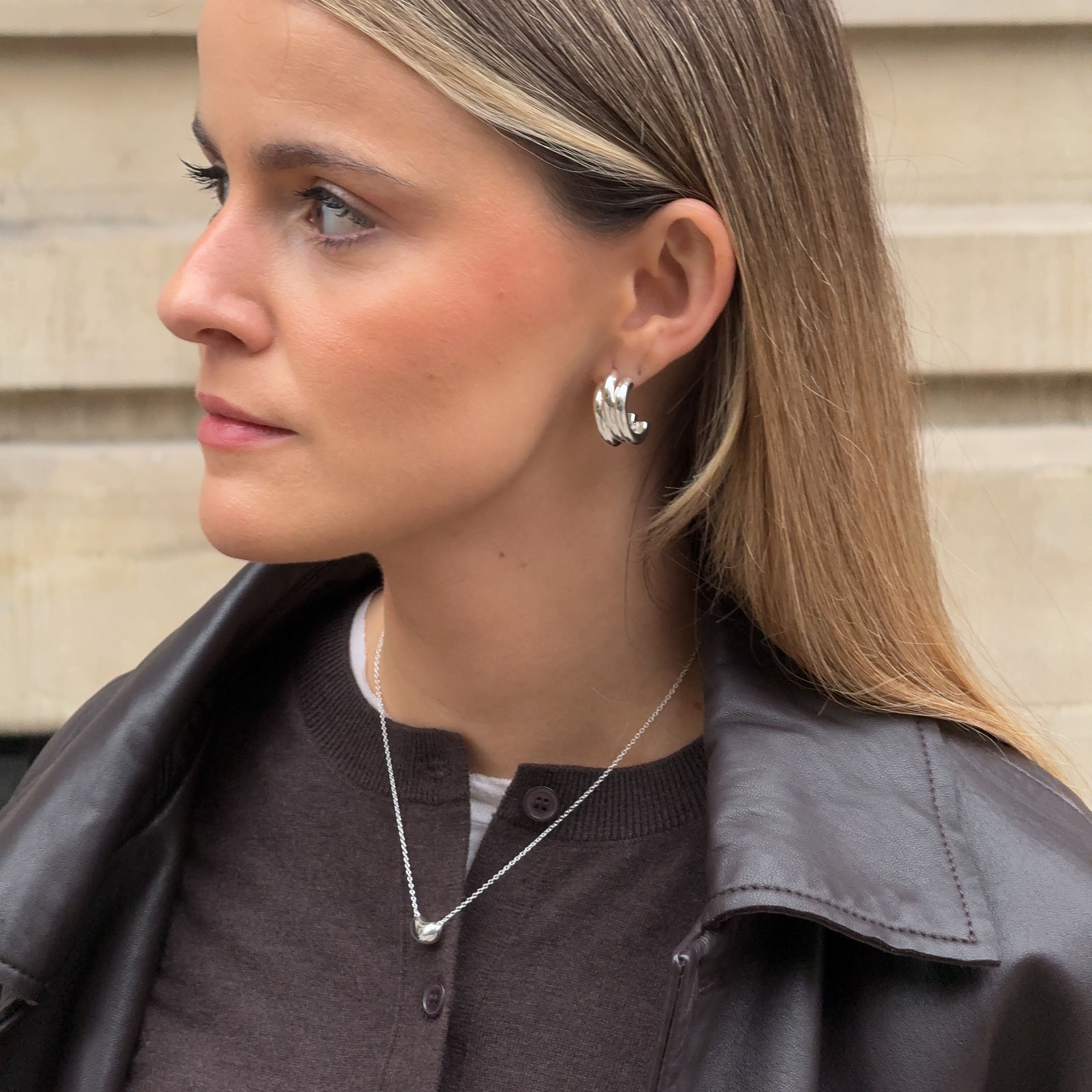 Triple Stud Earrings