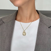 Liquid Bubble Letter Pendant