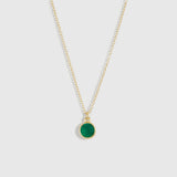 Collier Pierre de Naissance Émeraude