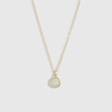 Birthstone Necklace Opal