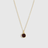 Collier Pierre de Naissance Grenat