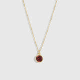 Collier Pierre de Naissance Rubis