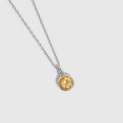 Birthstone Necklace Citrine