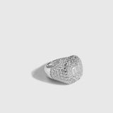 Signet Pavé Ring