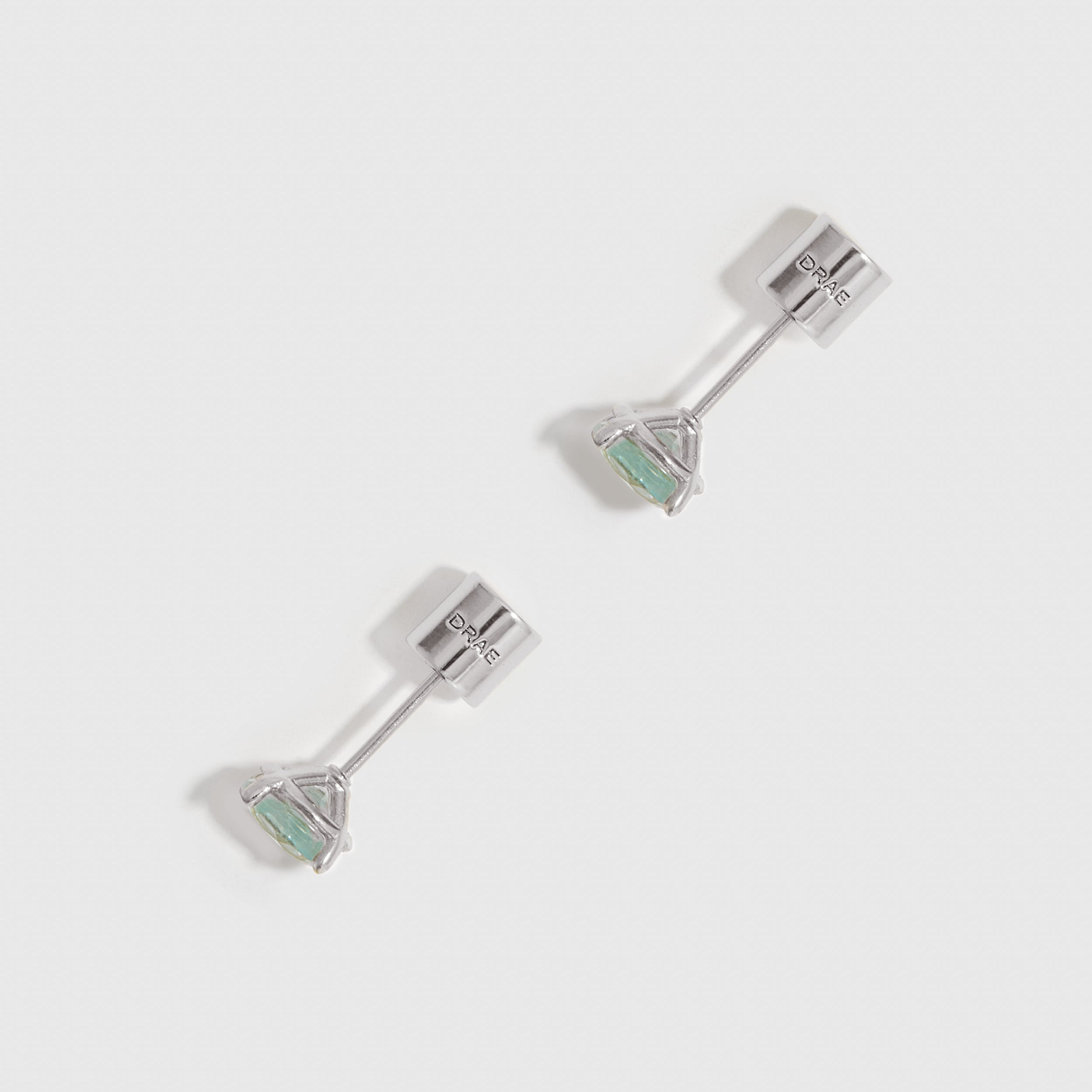 Birthstone Studs Aquamarine