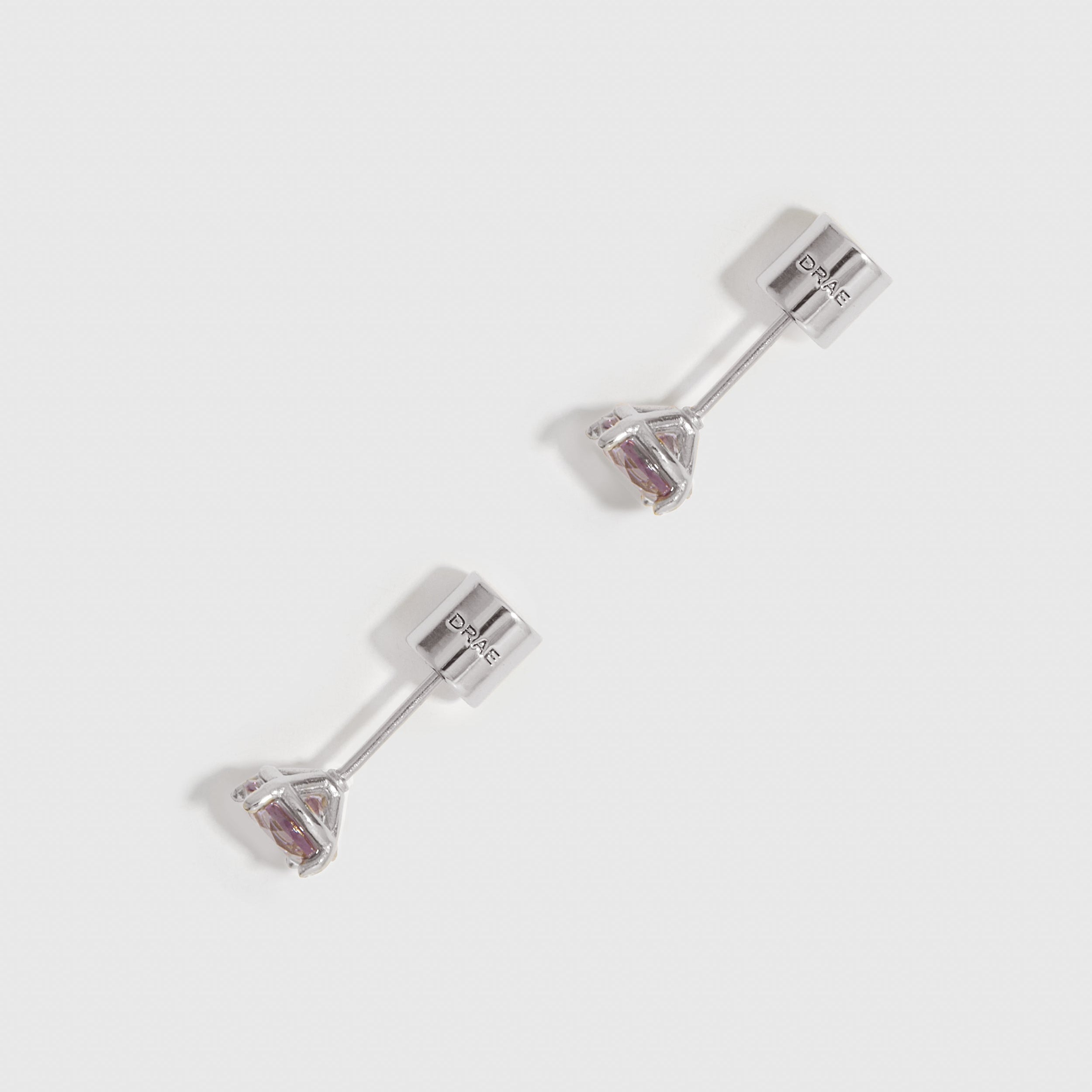 Birthstone Studs Amethyst