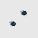Birthstone Studs Blue Sapphire