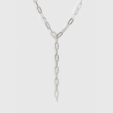 Collier Lariat Maximaliste Maillons Trombone