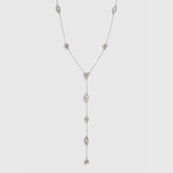 Multi-Cut Lariat Necklace