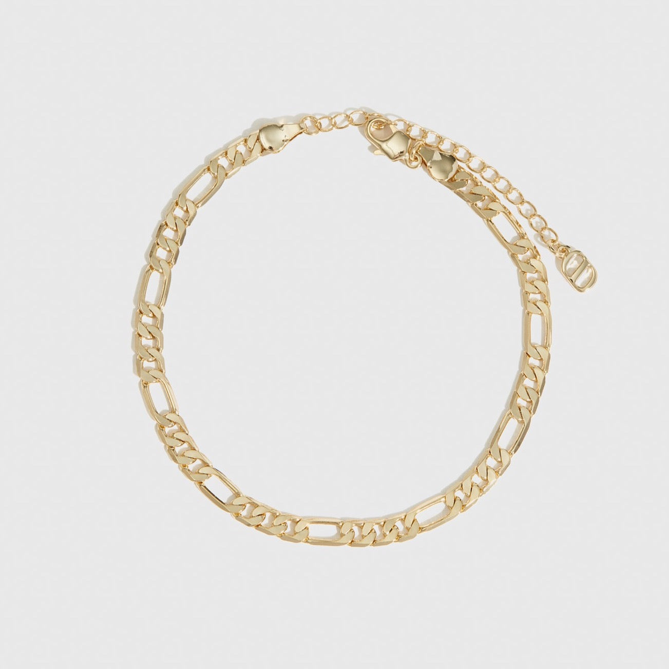 Figaro Bracelet - Gold