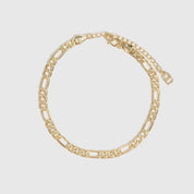 Figaro Anklet - Gold
